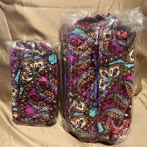 Vera Bradley Make Up Bag Set of Two - New with Tags!